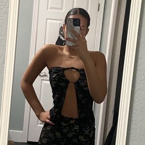 Black and Tan Top